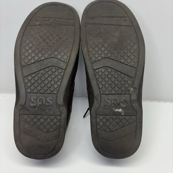 SAS Time Out Mens Comfort Shoes / Antique Walnut Leather / Sz 7.5 M Brown Nurse - Picture 9 of 13